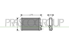 PRASCO CI523H001 — Radiator încălzire habitaclu
