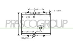 PRASCO CI942R002 — Радиатор охлаждения