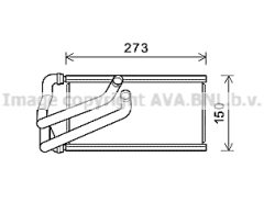 PRASCO CR6140 — Radiator încălzire habitaclu