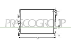 PRASCO DG815R001 — Радиатор охлаждения