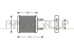 PRASCO DW320H001 — Radiator încălzire habitaclu