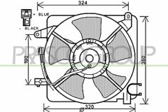 PRASCO DW324F001 — Ventilator radiator motor