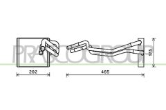 PRASCO FD344H002 — Радиатор печки