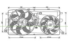 PRASCO FD912F001 — Ventilator radiator motor