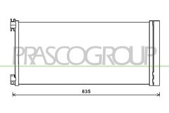 PRASCO FT900C001 — Radiator aer condiționat