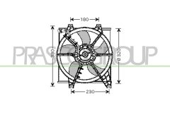 PRASCO HN016F001 — Ventilator radiator motor