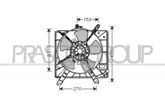 PRASCO KI420F001 — Ventilator radiator motor