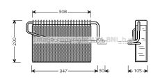 PRASCO MSV329 — Evaporator aer condiționat