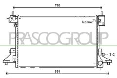 PRASCO OP600R001 — Радиатор охлаждения