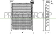 PRASCO RN160H001 — Radiator încălzire habitaclu
