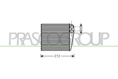 PRASCO RN325H001 — Radiator încălzire habitaclu