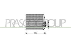 PRASCO SA015H001 — Радиатор печки