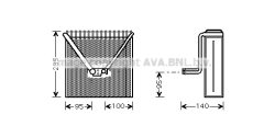 PRASCO SAV011 — Evaporator aer condiționat