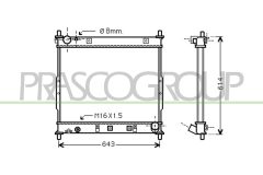 PRASCO SY810R001 — Радиатор охлаждения