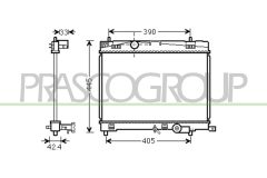 PRASCO TY325R005 — Радиатор охлаждения
