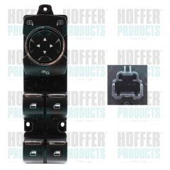 HOFFER 2106721 — Buton macara geam