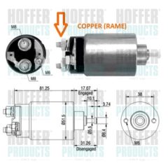 HOFFER 46007 — Втягивающее реле стартера