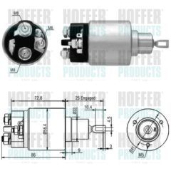 HOFFER 46010 — Втягивающее реле стартера