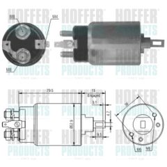 HOFFER 46022 — Втягивающее реле стартера