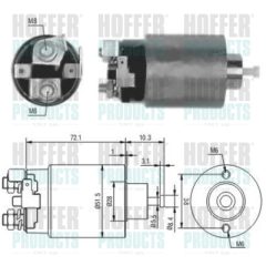 HOFFER 46025 — Automat demaror