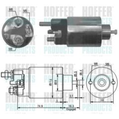 HOFFER 46029 — Втягивающее реле стартера