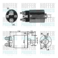 HOFFER 46057 — Втягивающее реле стартера