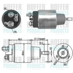 HOFFER 46073 — Automat demaror