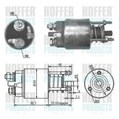 HOFFER 46081 — Втягивающее реле стартера