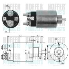 HOFFER 46094 — Втягивающее реле стартера