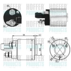 HOFFER 46105 — Втягивающее реле стартера
