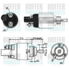 HOFFER 46132 — Втягивающее реле стартера