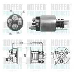 HOFFER 46134 — Втягивающее реле стартера