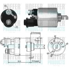 HOFFER 46140 — Втягивающее реле стартера