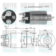 HOFFER 46142 — Втягивающее реле стартера
