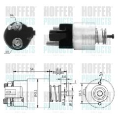 HOFFER 46155 — Втягивающее реле стартера