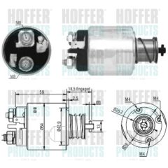 HOFFER 46168 — Automat demaror