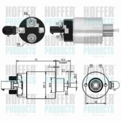 HOFFER 46172 — Automat demaror