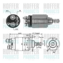 HOFFER 46191 — Втягивающее реле стартера