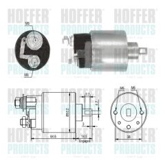 HOFFER 46235 — Втягивающее реле стартера