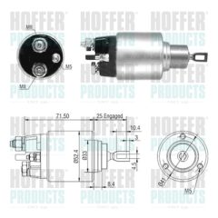 HOFFER 46308 — Втягивающее реле стартера
