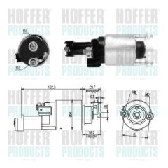 HOFFER 46315 — Втягивающее реле стартера