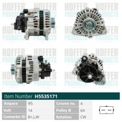 HOFFER H5535171 — Alternator