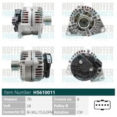 HOFFER H5610011 — Alternator