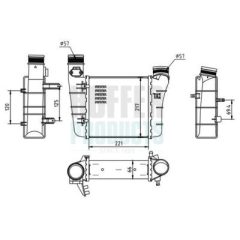 HOFFER 997005 — Evaporator aer condiționat