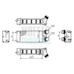 HOFFER 997070 — Испаритель кондиционера