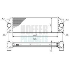 HOFFER 997072 — Испаритель кондиционера
