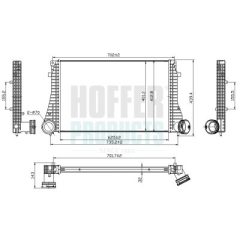 HOFFER 997075 — Evaporator aer condiționat