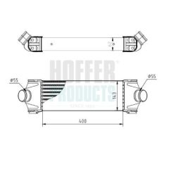 HOFFER 997081 — Evaporator aer condiționat