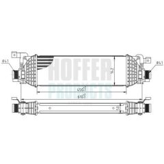 HOFFER 997086 — Испаритель кондиционера