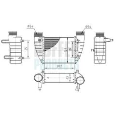 HOFFER 997088 — Испаритель кондиционера
